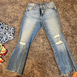 Raw Hemline Jeans